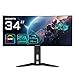 Produktbild Gigabyte MO34WQC 34" OLED WQHD Curved Gaming Monitor - 3440 x 1440, 175Hz, 0.03ms, KVM, 250 cd/m², FreeSync Premium Pro, DisplayHDR True Black 400, HDMI 2.1, Displayport 1.4
