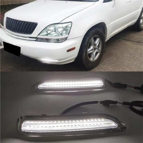 Evita colisiones laterales: luces LED intermitentes de espejo para Lexus RX300 1998-2002 5