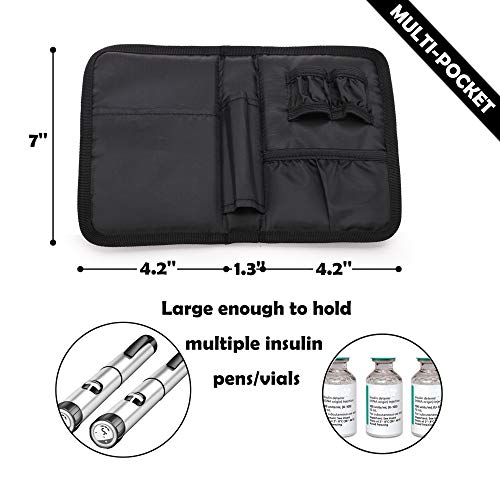 Image of apollo walker Insulin Cooler Travel Case with Ice Packs and Insulation