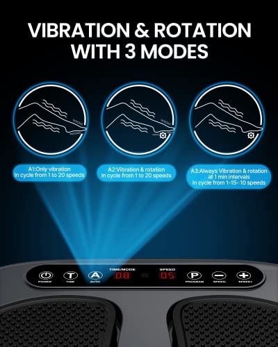 RENPHO Vibrations-Fußmassagegerät mit 20 Vibrationsstufen & Fernbedienung – Ansicht 5