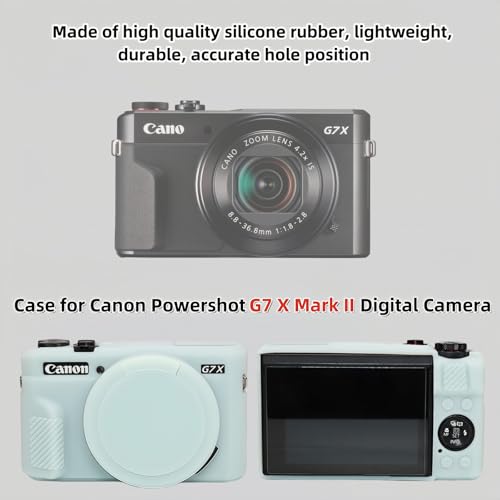 Funda para Canon Powershot G7X Mark II silicona verde miniatura 2