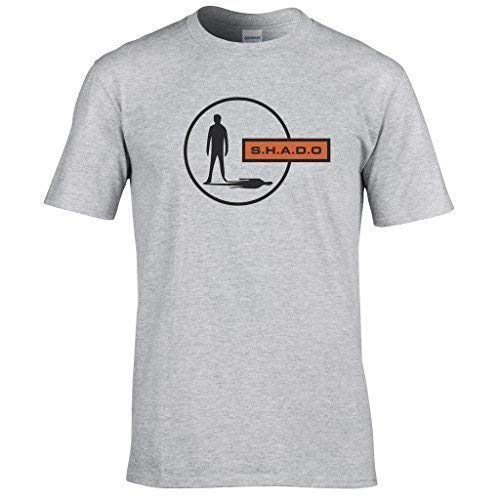Naughtees Sport Grey Clothing - Shado Large Sports Grey Standard Fit T-Shirt