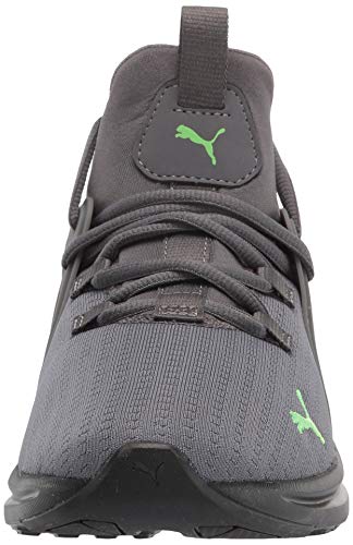 Image of PUMA Men's Enzo 2 Running Shoe, Castlerock Black-Elektro Green, 13, Green, 13