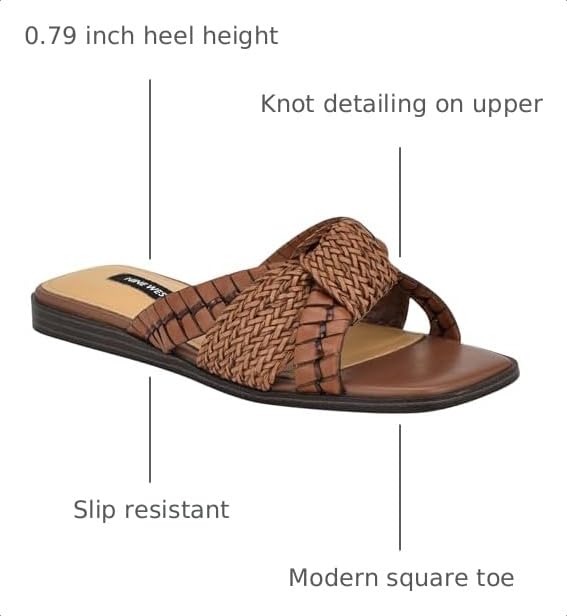 Nine West Women's Olson3 Sandal, Brown 200, 8 by Nine West - Used condition - Image 3