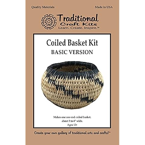 Traditional Craft Kits Coiled Basket Kit (Basic Version) Cover
