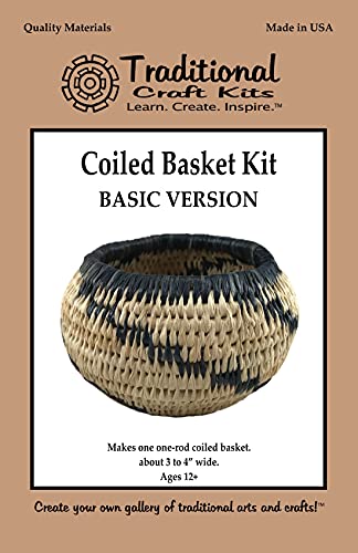 Traditional Craft Kits Coiled Basket Kit (Basic Version)