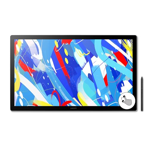 Wacom Cintiq 24 Touch Drawing Tablet with Screen, 23.8 inch Display, Pro Pen 3 (Battery-Free), 100% sRGB Pen Display for Artists, Designers, Animation, Game Dev, Works with Mac, PC & Android