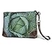 MGBWAPS Bright Cabbage Embrague Monedero De Cuero De La Bolsa, Bolso De Cosmético, Bolso De Embrague, Como se muestra, Talla única