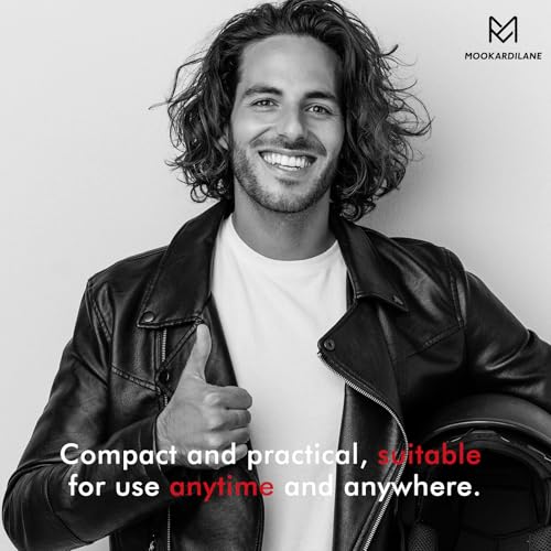 Scalp Hair Roller Black w/Red 540 Stainless Steel Derma Microneedling Roller Face Home Use