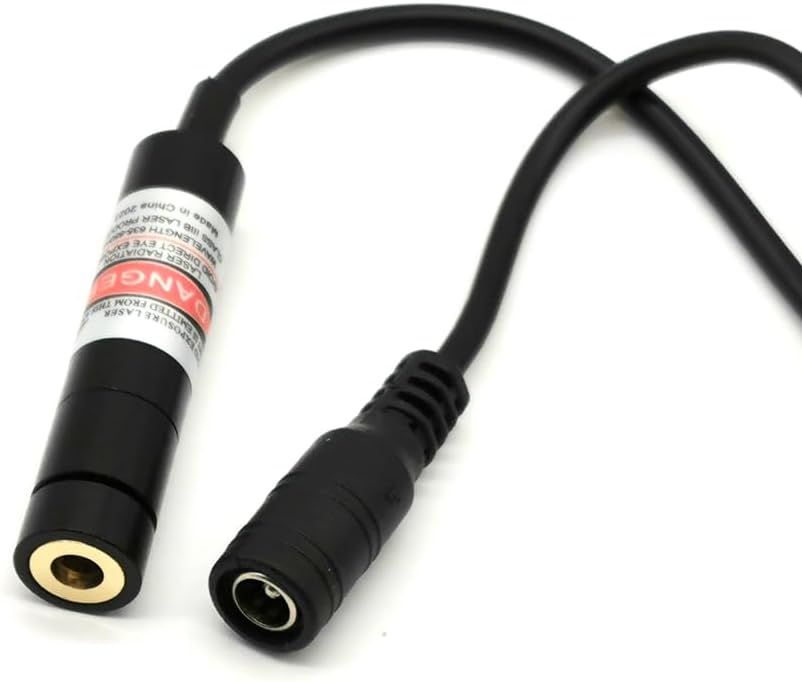 12 * 55mm Focusable 650nm Red Laser Diode Module Cross Beam Button Sewing Postioning Marker Level Tool Lighting 650MC-10