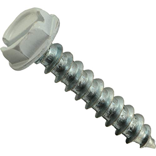 Tornillos de chapa blancos hard-to-find cierre 502973, precisión estructural