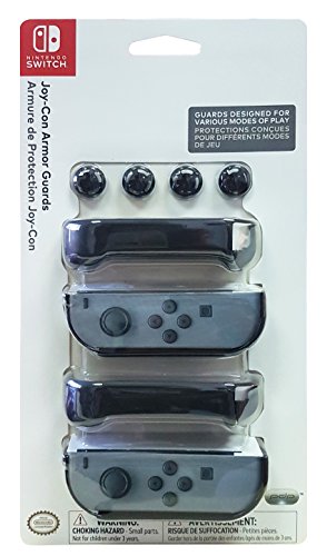 Nintendo Switch Joy-Con Armor Guards (2) Pack - Black Nintendo Switch Joy-Con Armor Guards (2) Pack - Black