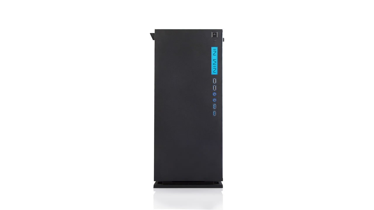 In Win 303 Mini-Tower Negro - Caja de Ordenador (Mini-Tower, PC, SECC, Vidrio Templado, Negro, ATX,Micro ATX,Mini-ATX, 16 cm)