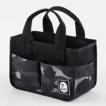 A BATHING APE ブラックジップポーチ A BATHING APE(R) 2014 AUTUMN / WINTER COLLECTION│宝島社の