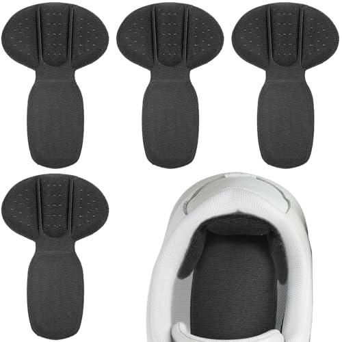 Image of Back of Heel Cushion Pads, 4Pcs Mesh Adhesive Heel Grips Inserts for Boots, Loose Shoes Too Big, Reusable Heel Guards Liners for Women Men, Anti Blister Shoe Liners Heel Protectors