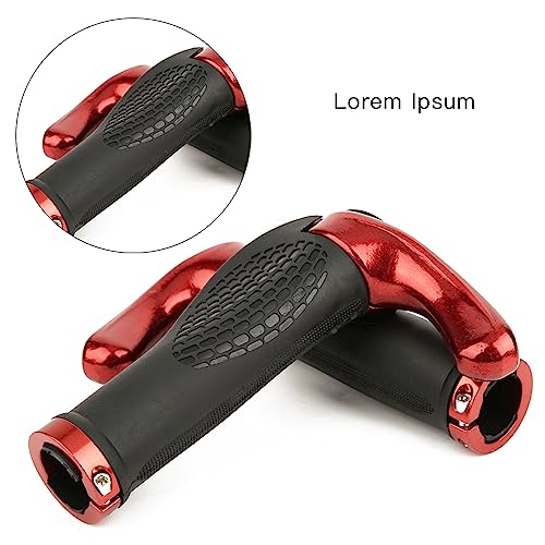 Capa de Guiador de Bicicleta Macia e Confortável, Design de Trava Dupla Antiderrapante, Punho de Gui