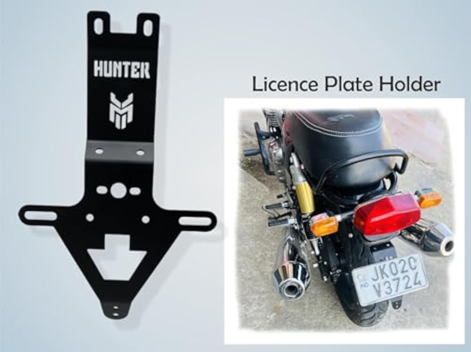 Tail Tidy Number Plate Holder Bracket for Hunter 350
