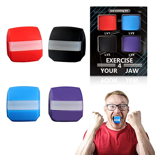 Quesuc Mascella Allenatore Esercizi,Esercitatore Mascelre, Mascella Allenamento Collo Esercizio, Jaw Trainer Facciale, Jawline Ginnico Masticare Viso Ball, Attrezzatura Fitness Doppio Mento