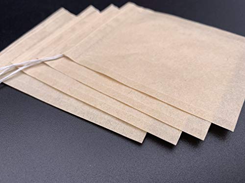 Disposable Empty Paper Tea Filter Bags with Drawstring - 100 pcs Infuser for Loose Tea (Original) - Image 8