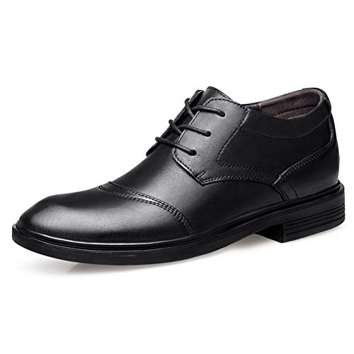 Zapatos formales de cuero tipo Oxford con suela de boda y punta redonda