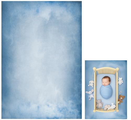 5x7ft Blue Abstract Photography Backdrop