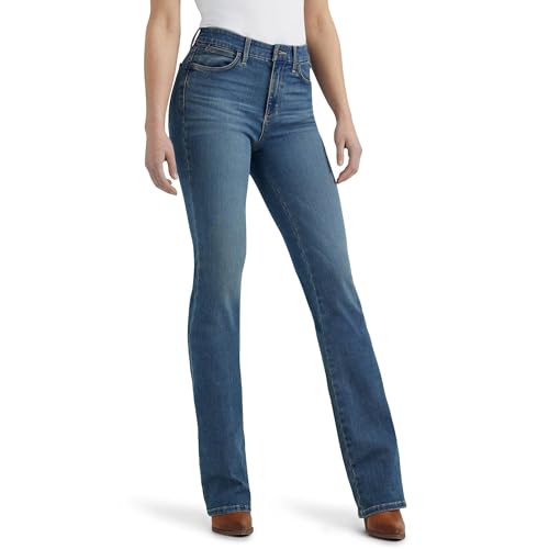 Wrangler Women's Bespoke Ada High Rise Bootcut Jeans3
