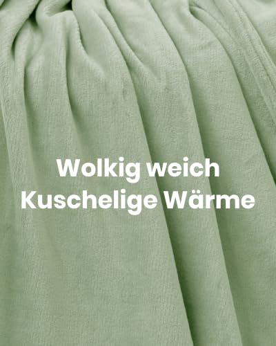 Good Nite Fleecedecke, flauschig, Flanell, warm, weich, Überwurf für Sofa, Couch, Tagesdecke – Ansicht 4