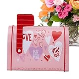 Applications larges : transformez votre célébration de la Saint-Valentin avec cette boîte aux lettres polyvalente en étain qui peut contenir la plupart des cadeaux, y compris des cartes de partenaire et de famille, ainsi que des boîtes de rangement de collations. Cela ajoute au bonheur de et de recevoir de l’amour entre camarades de classe, amis et collègues.