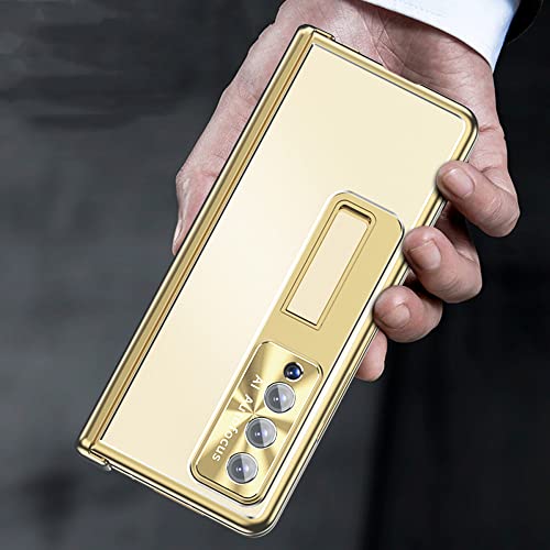 Coque en aluminium or clair pour Samsung Z Fold 3 de finition premium