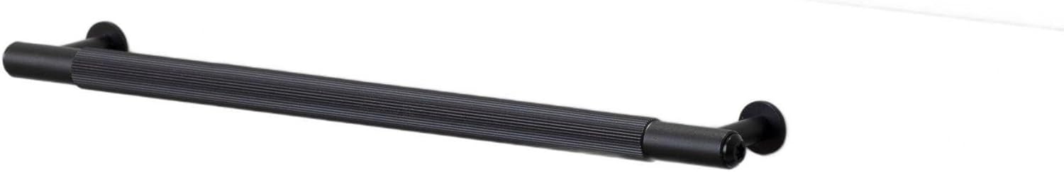 Buster and Punch Pull Bar Linear Knurl Black Small