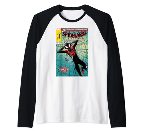 T-shirt raglan Spider-Man Spiderverse vêtement vintage collector Marvel homme