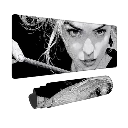 Tapis de souris XXL 80x40cm idée cadeau design pour joueur PC