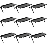 TOUNALKER 9Pcs TV Top Shelf Screen Shelf, Adjustable Monitor Top Shelf Storage Bracket, Sturdy Mobil
