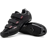 Tommaso Strada 100 Wide SPD Cycling Shoes – Pre-Installed Cleats – 3 Hook & Loop – Road & Spin Compatible – Size 10.5US / 44EU