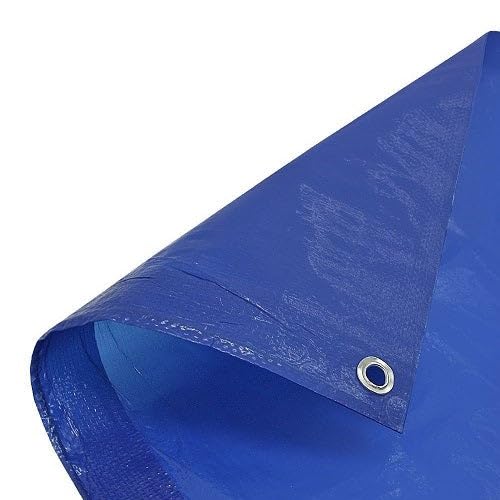 Tarpaulin Regular Heavy Duty Waterproof Cover Tarp Ground Sheet Multi Sizes gsm (blue 80gsm, 6x10m)