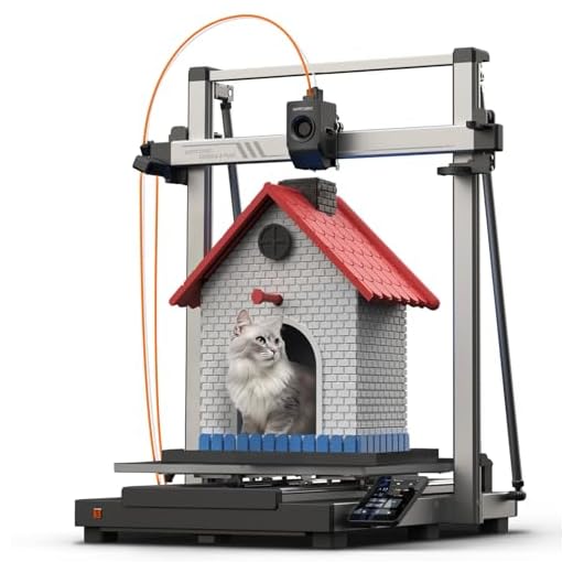 ANYCUBIC Kobra 3 Max Stampante 3D,Stampante FDM Multicolore Intelligente,Volume di Costruzione 420*420*500mm, 600mm/s ad Alta Velocità,Livellamento Automatico LeviQ 3.0 per Principianti ed Esperti