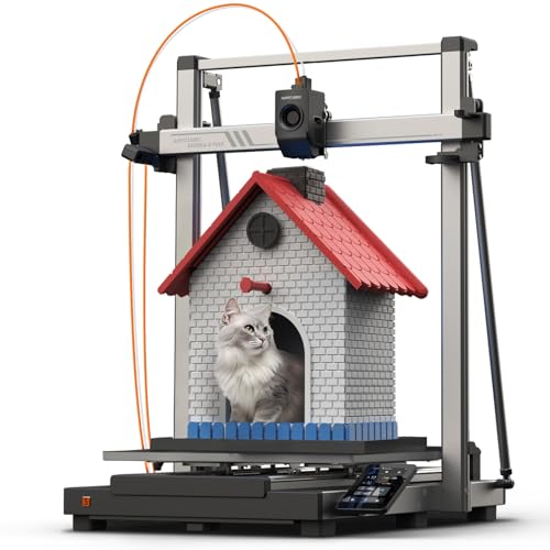 ANYCUBIC Kobra 3 Max Stampante 3D,Stampante FDM Multicolore Intelligente,Volume di Costruzione...