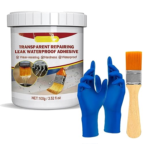 FYANER Invisible Waterproof Agent, 100/300/500ML Super Strong Bonding Sealant - Invisible Waterproof Anti Leakage Agent Wall Mending Repair-Transparent Repairing Leak Waterproof Adhesive (1 Pack)