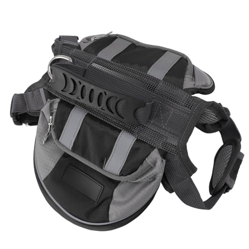 Sac à dos de sac à dos pour chien de grande capacité noir