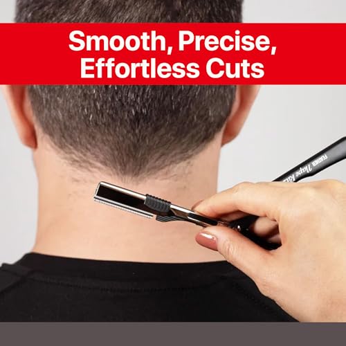 Feather - Nape Blades - Single Edge Guarded Replacement Blades – Fits Feather Nape & Body Razor – For Thinning, Layering, Precision Styling & Body Hair Removal – Japan Made - 10 Pack