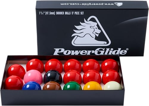 PowerGlide 17 Ball Snooker Set (Various Sizes)