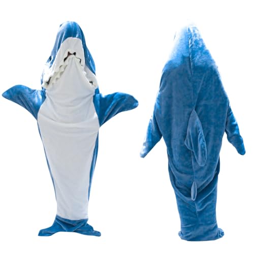 Yeria Manta Tiburón Manta Tiburón Adulto, Súper Suave Sofá Acurrucarse Manta Manta Tiburón Saco...