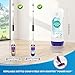 AnDongo Refillable Bottle for Swiffer® Power Mop™ - 720 ML/24 FL OZ - Leak-Proof HDPE Material Solution Bottle, 1 Empty Bottle + 6 Silicone Pads + 1 Foldable Funnel