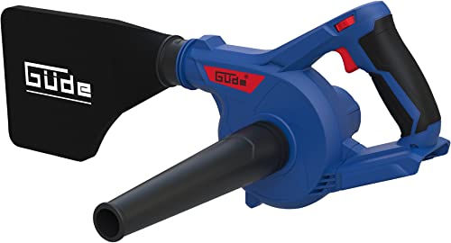 güde soffiatore a batteria e tettarella bus 18 – 0 (18 v, agli ioni di litio, soffiatore per foglie, aspiratore per officina, velocità di soffiaggio fino a 270 km/h, flusso d'aria: 156 m³/h)