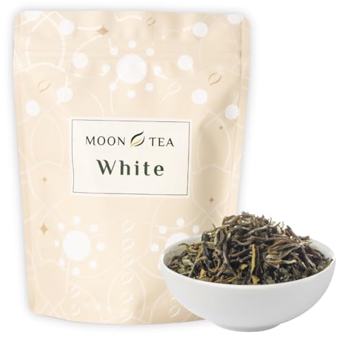 Thé blanc indien MoonTea Putharjhora Imperial en feuilles de qualité supérieure avec silver tips