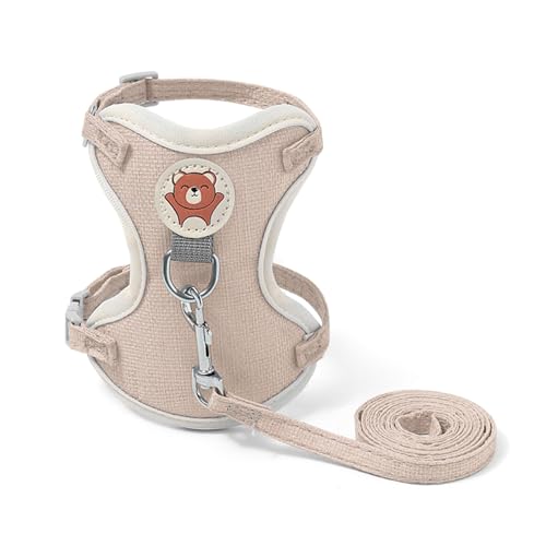 YOUNAFEN Cat Chest Back Harness Leash Adjustable Length Pet Traction Cat Dog Traction Rope Collar Cat Supplies Pet Harness Belt