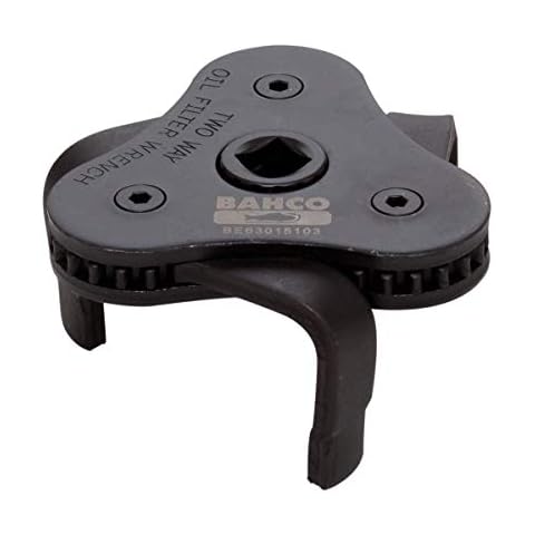 BAHCO 3 Flat Leg Oil Filter Wrench 65-120 mm Cover