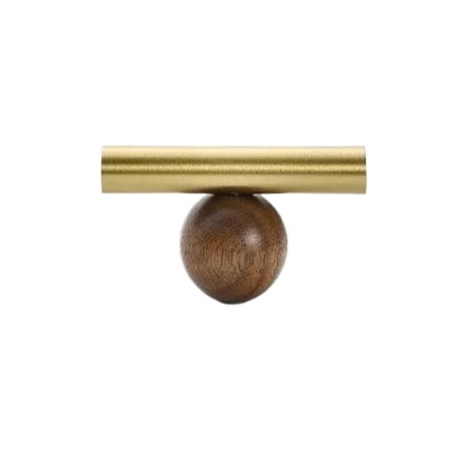 Vaqropnshrg Gold-B Furniture Handles, For Universal, Brass Walnut Wood Cabinet Hardware
