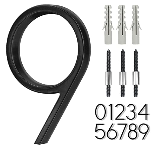 Modern House Numbers Floating House Numbers