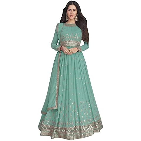 Salwar Kameez Suits Eid Special Pakistani Indian Designer Straight Shrug Koti Shalwar Kameez Dress (Choice 9, M UK 12 Bust 40 Waist 36 Hips 42) Cover